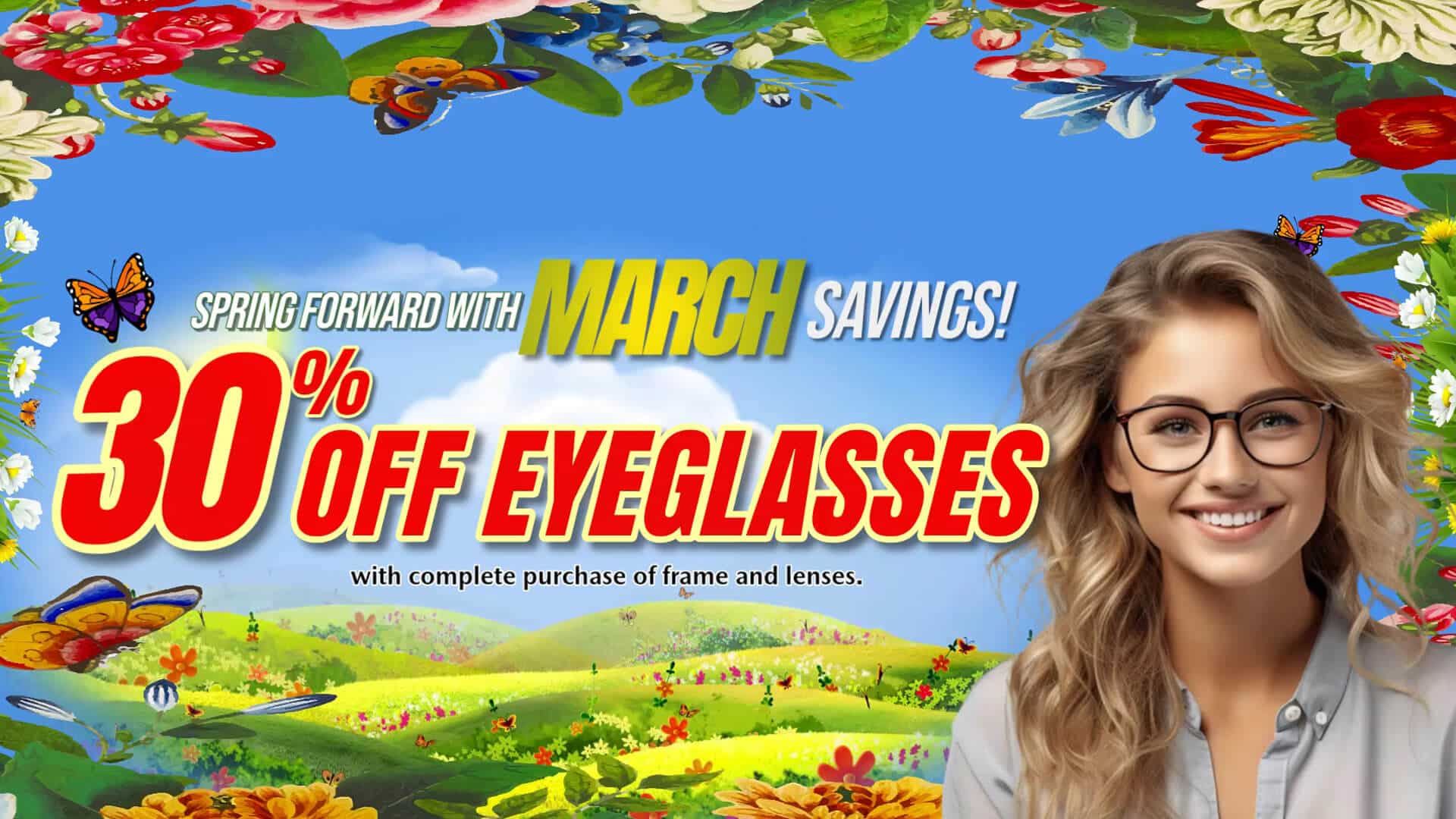 Eyeglasses SALE 30% OFF