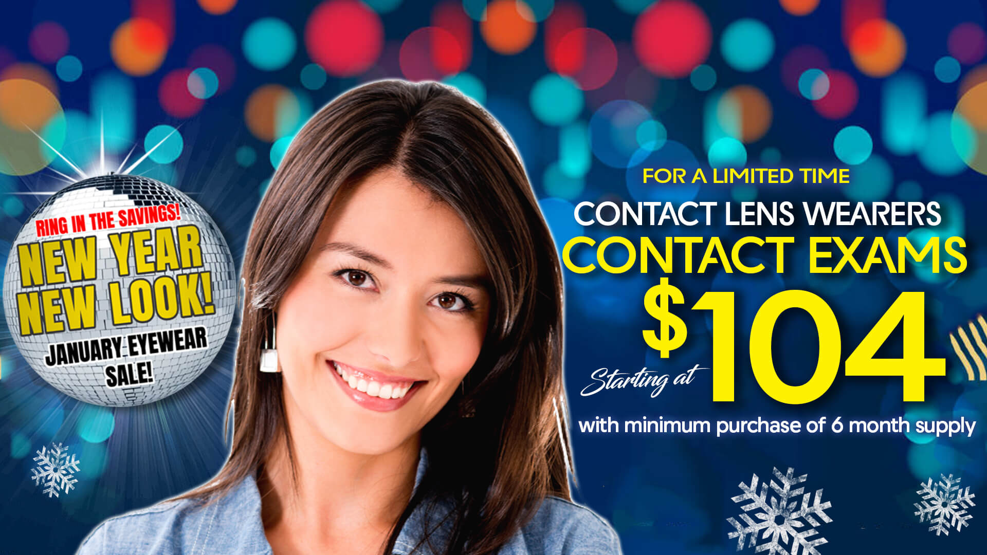 Contact Lens Exams $104