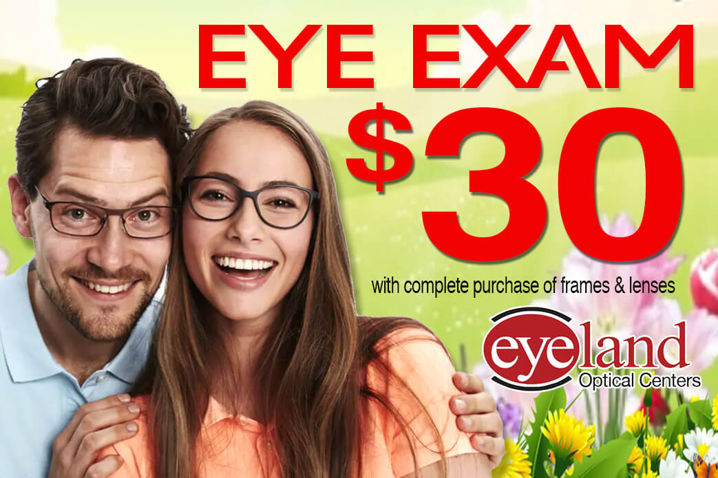 Affordable Eye Exams & Eyeglasses | Eyeland Optical | Since 1986